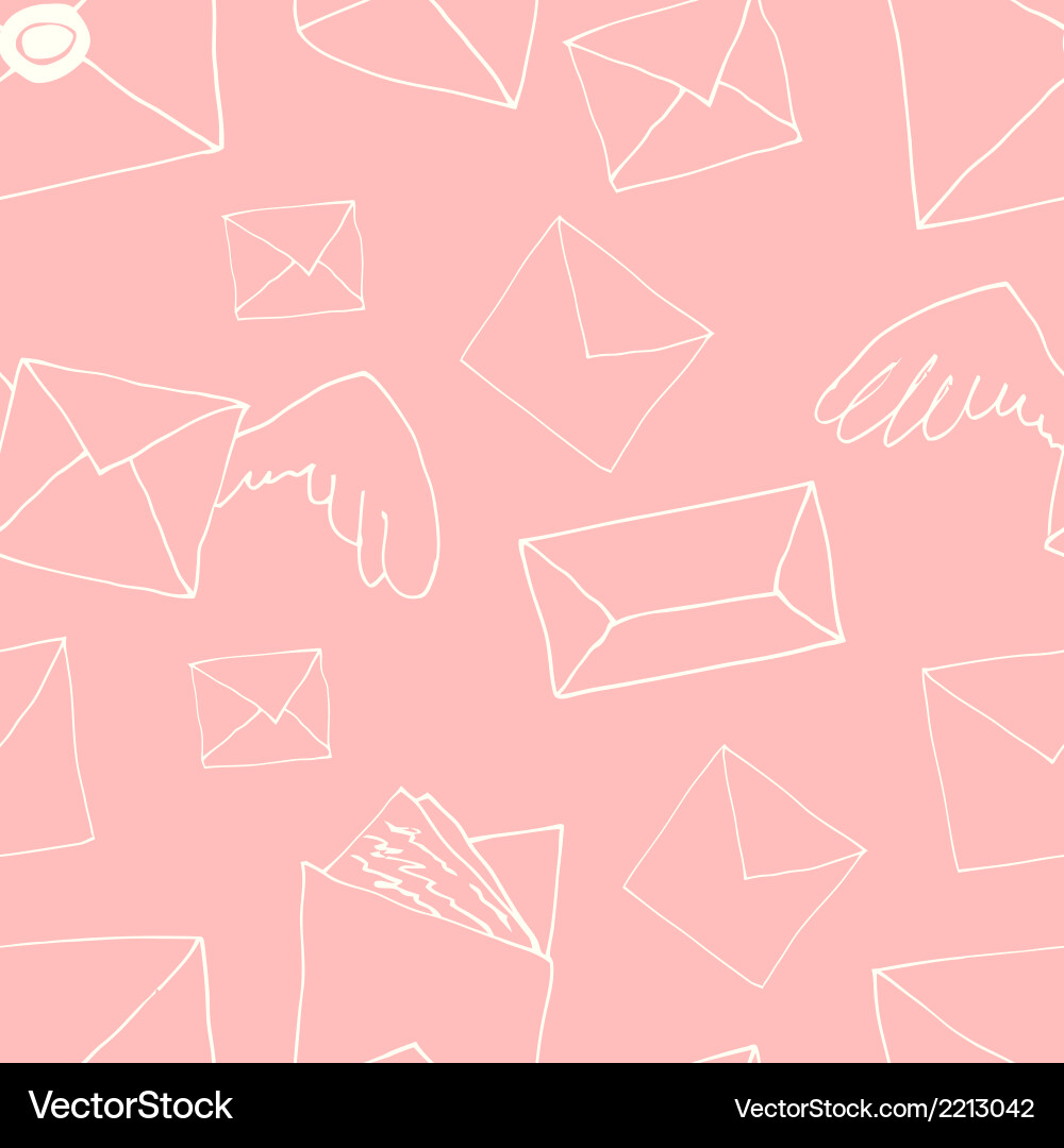 Background with letters vector image
