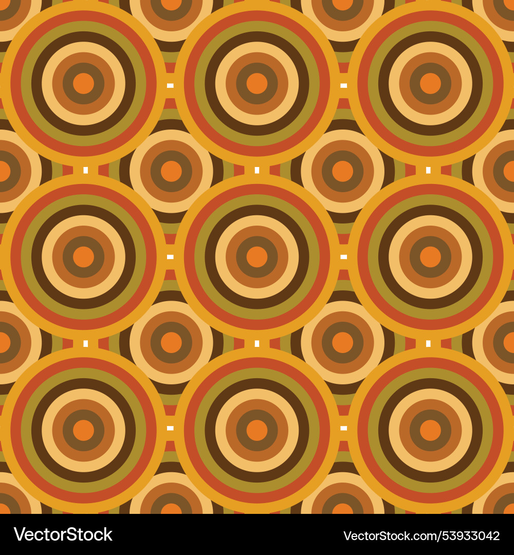 Circles with color palette seamless pattern Circles with color palette seamless pattern Vector Image
