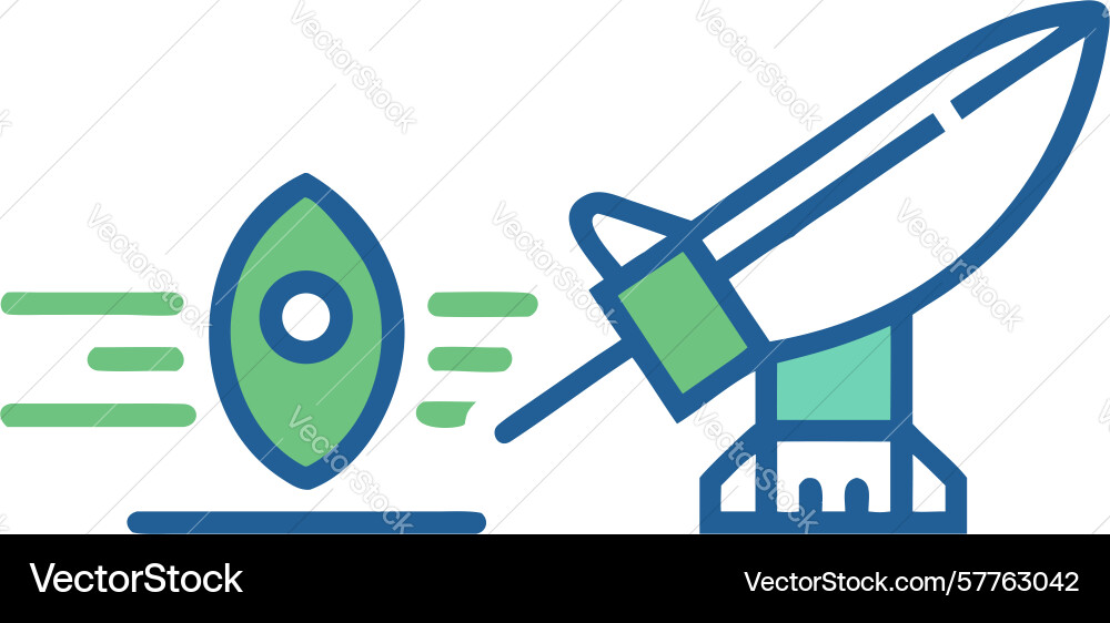 Communication satellite and radar array icon Vector Image
