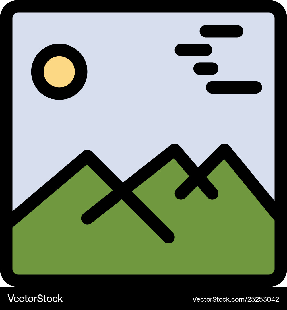 Gallery image picture canada flat color icon Gallery image picture canada flat color icon vector image