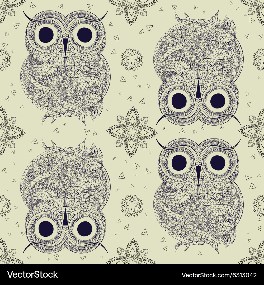 Owl bird Royalty Free Vector Image - VectorStock