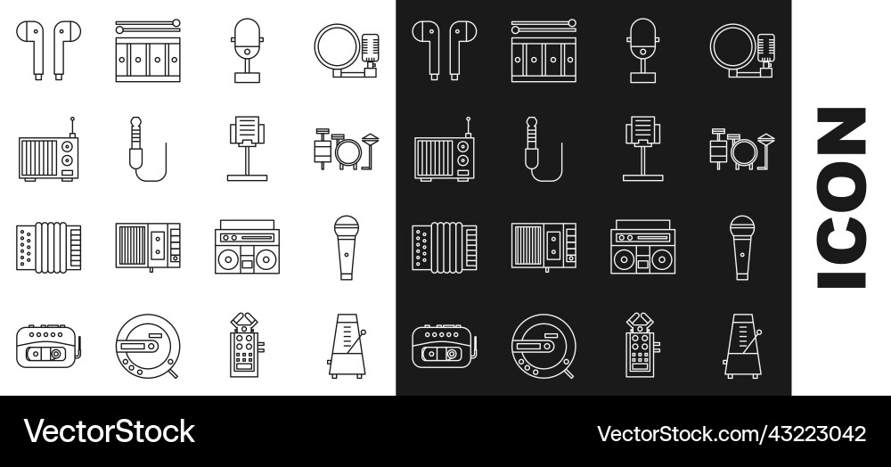 Set line metronome with pendulum in motion Set line metronome with pendulum in motion vector image
