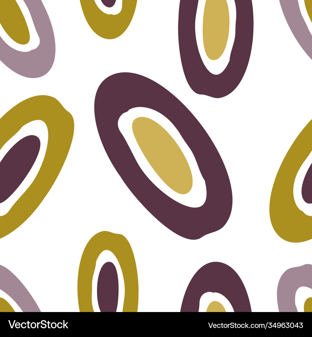 Abstract circle blots seamless pattern isolated Abstract circle blots seamless pattern isolated Vector Image