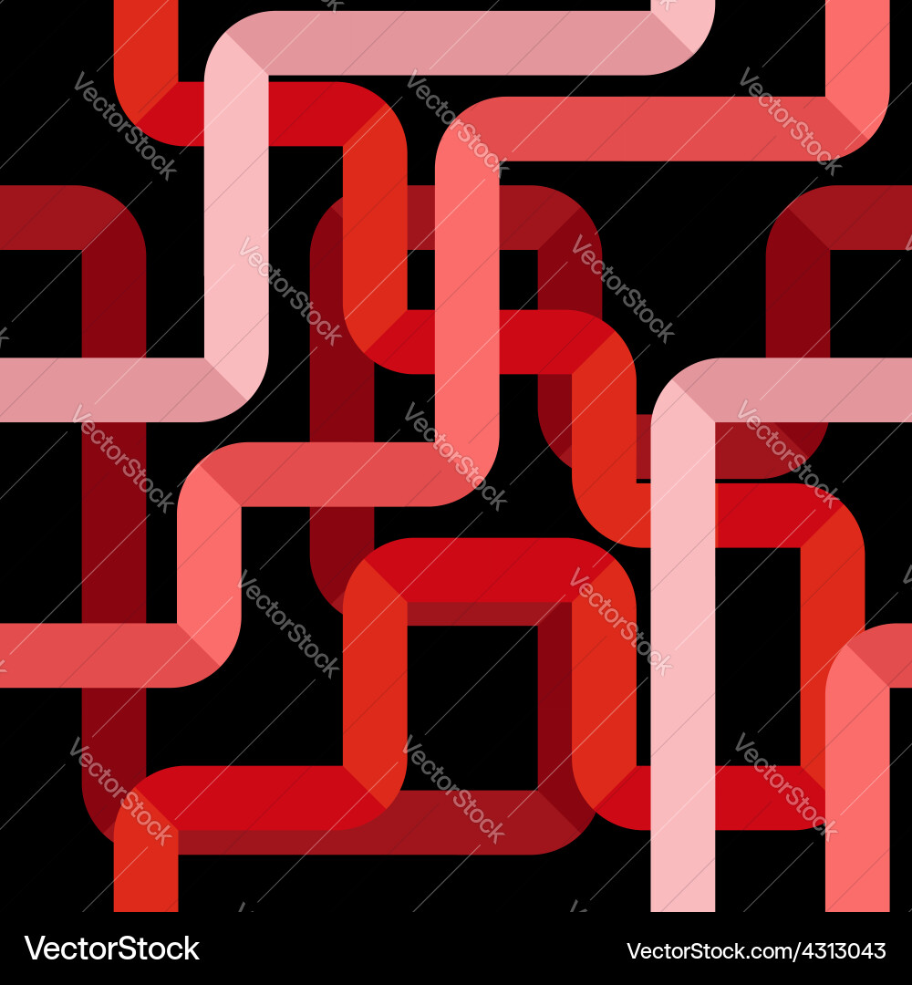 Abstract Piping Pattern vector image