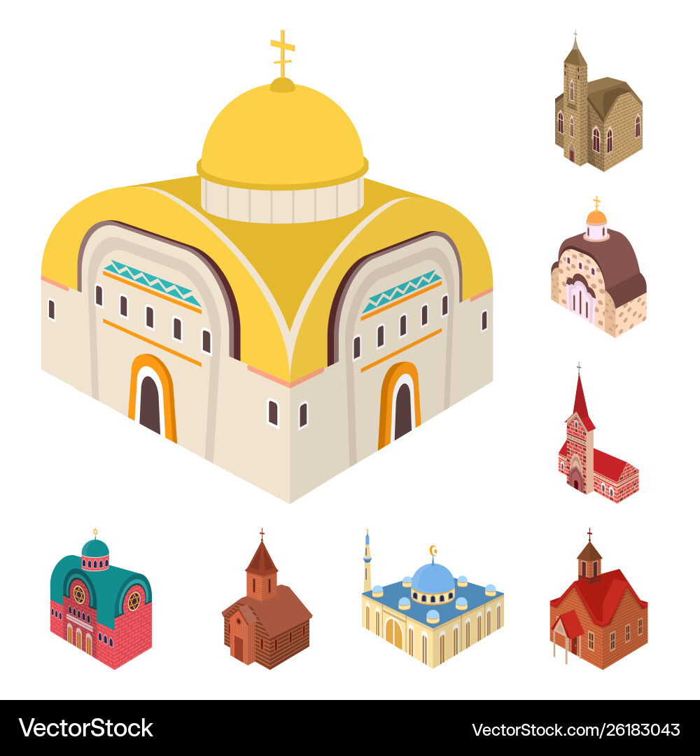 Architecture and building Vector Image