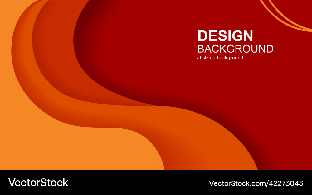 Dark red horizontal abstract design template Vector Image