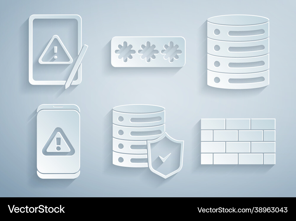 Server mit Schirmdaten-Webhosting einstellen Server mit Schirmdaten-Webhosting einstellen vektorbild