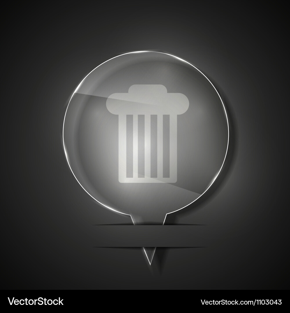 Ui map location icons vector image