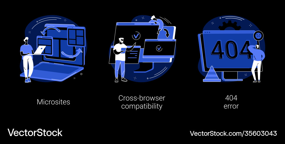 Web development abstract concept Web development abstract concept vector image