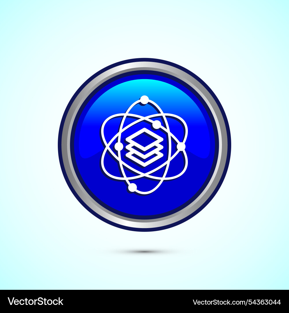 Data science icon design big digital tech Vector Image