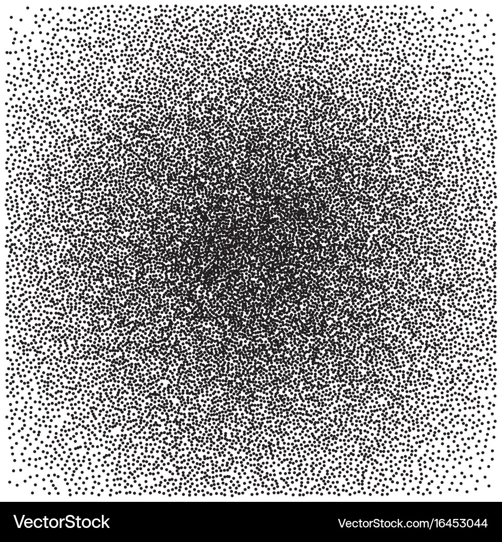 Grunge halftone dots texture background vector image