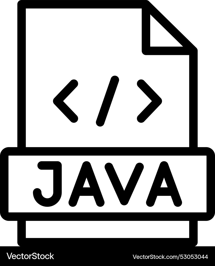 Java icon design Vector Image