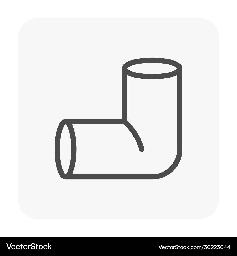 Pipe fitting part Pipe fitting part vector image