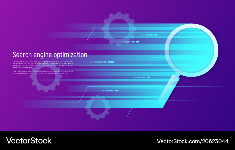 Seo search engine optimization data analysis Seo search engine optimization data analysis vector image