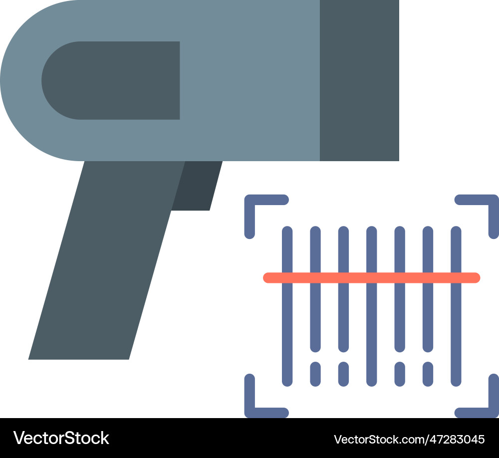 Barcode Scanner Icon - Scan Code vector image