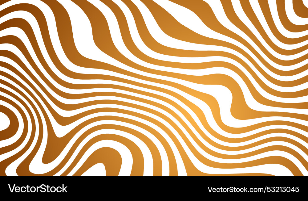 Caramel background pattern with wavy Vector Image