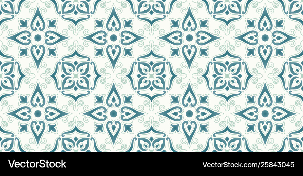 Damask seamless pattern background elegant Damask seamless pattern background elegant vector image