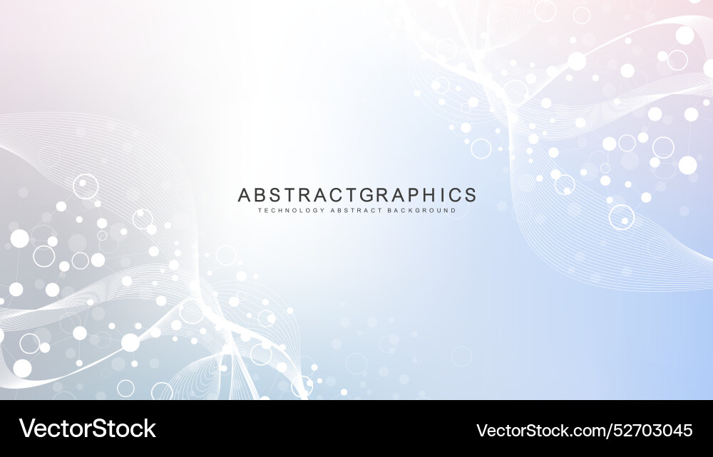 Modern abstract molecules structure for science Modern abstract molecules structure for science vector image