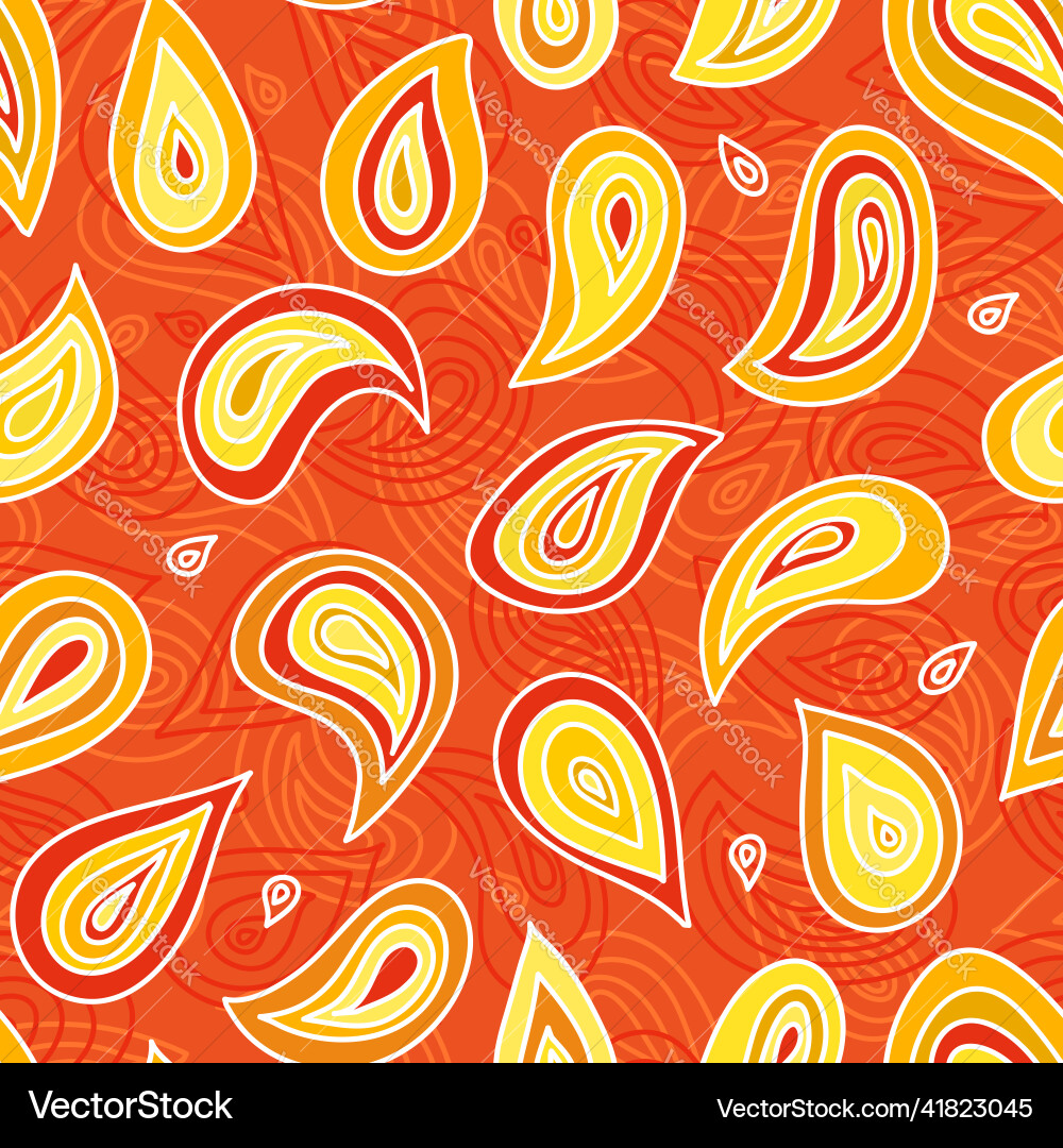 Seamless pattern with drop shapes Seamless pattern with drop shapes vector image