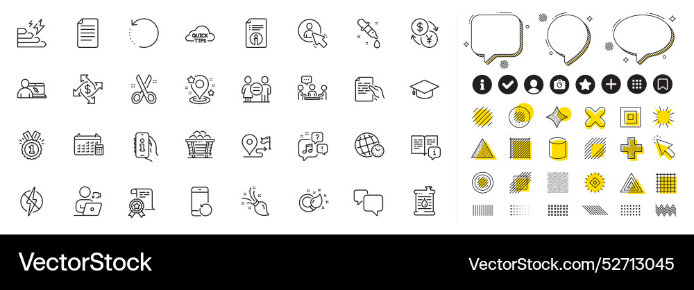 Set of hold document manual and approved line Set of hold document manual and approved line vector image