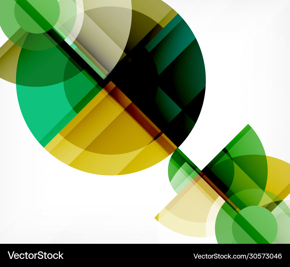 Abstract background circle and triangle design Vector Image
