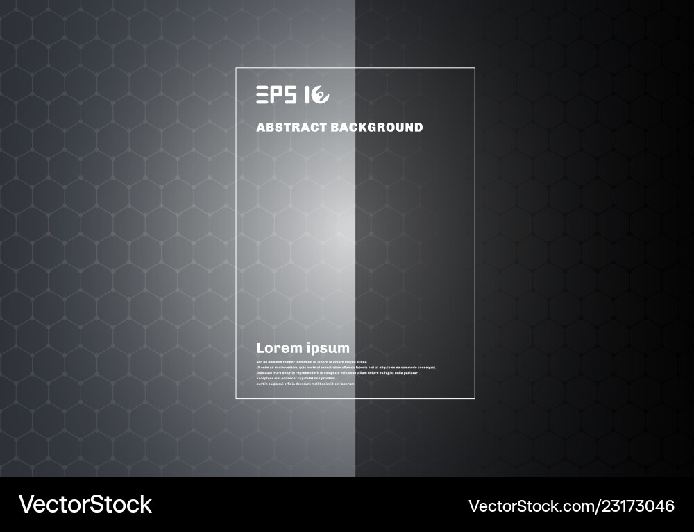 Abstract Hexagon Pattern vector image