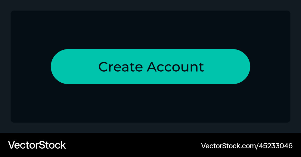 Create account ui element template Vector Image
