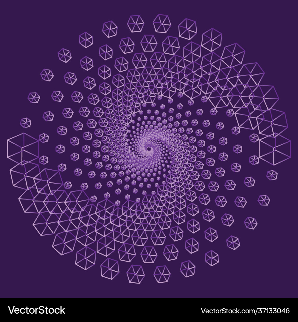 Dotted halftone spiral color pattern or texture Dotted halftone spiral color pattern or texture Vector Image
