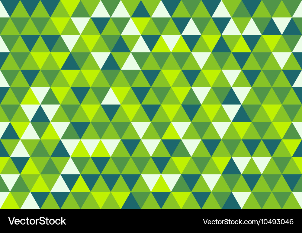 Retro triangle pattern dream in color vector image