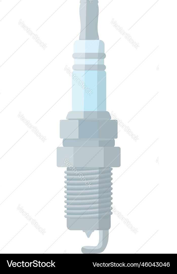 Spark plug icon cartoon car part Spark plug icon cartoon car part vector image