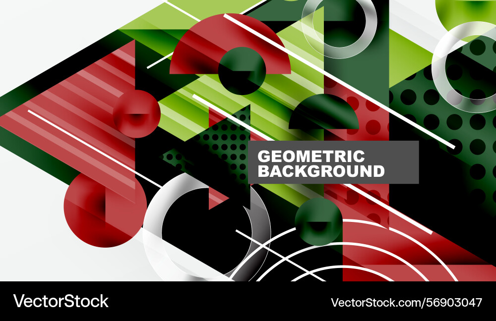 Abstract geometric design overlapping shapes Abstract geometric design overlapping shapes vector image