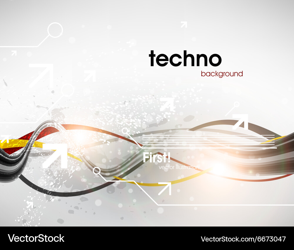 Futuristic Tech Background vector image