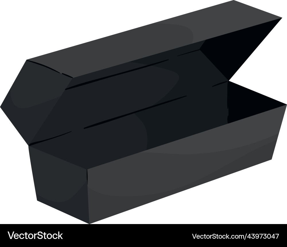 Mockup empty box vector image