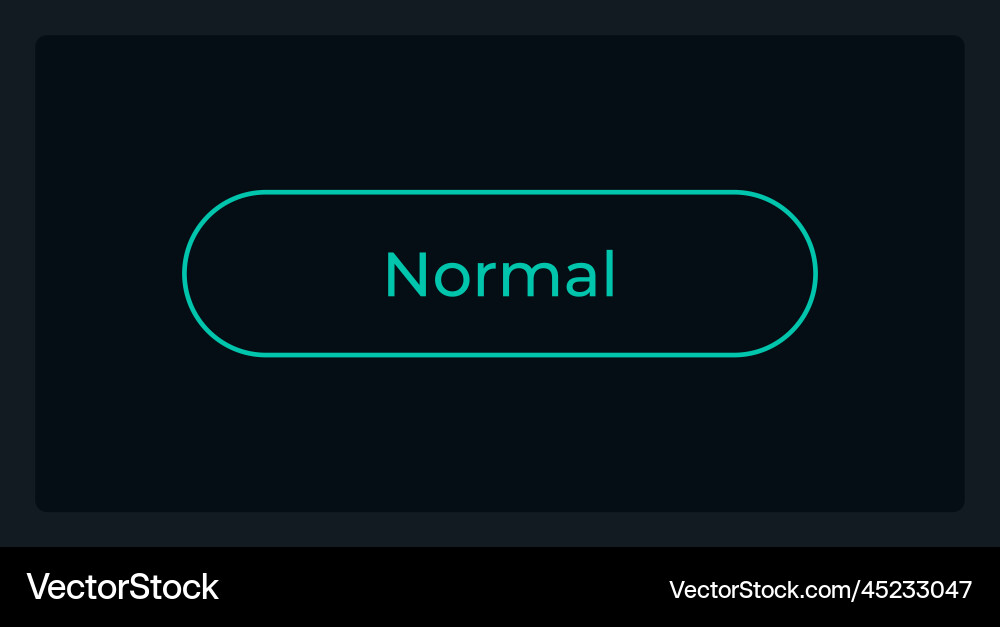 Normal sign up button state ui element template Normal sign up button state ui element template vector image
