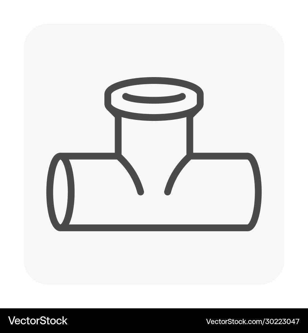 Pipe fitting part Pipe fitting part vector image