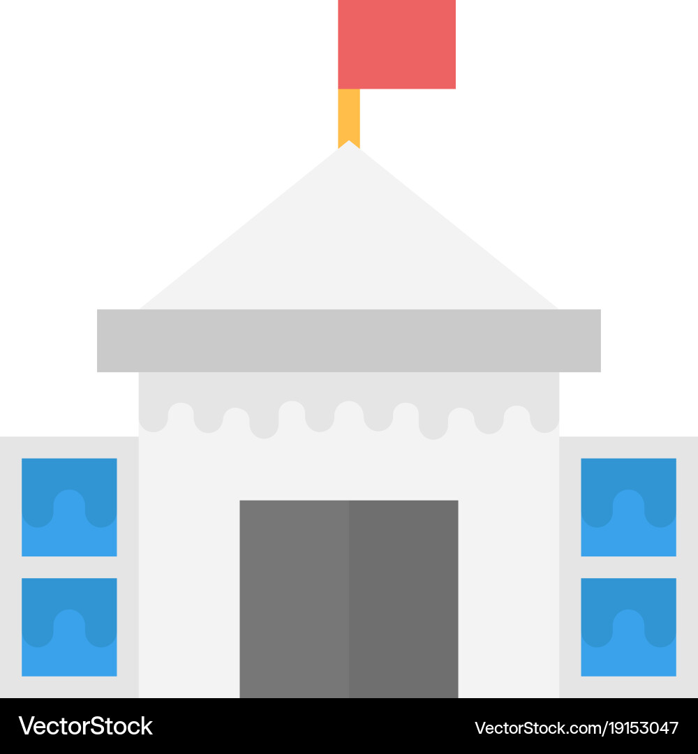 School building Royalty Free Vector Image - VectorStock