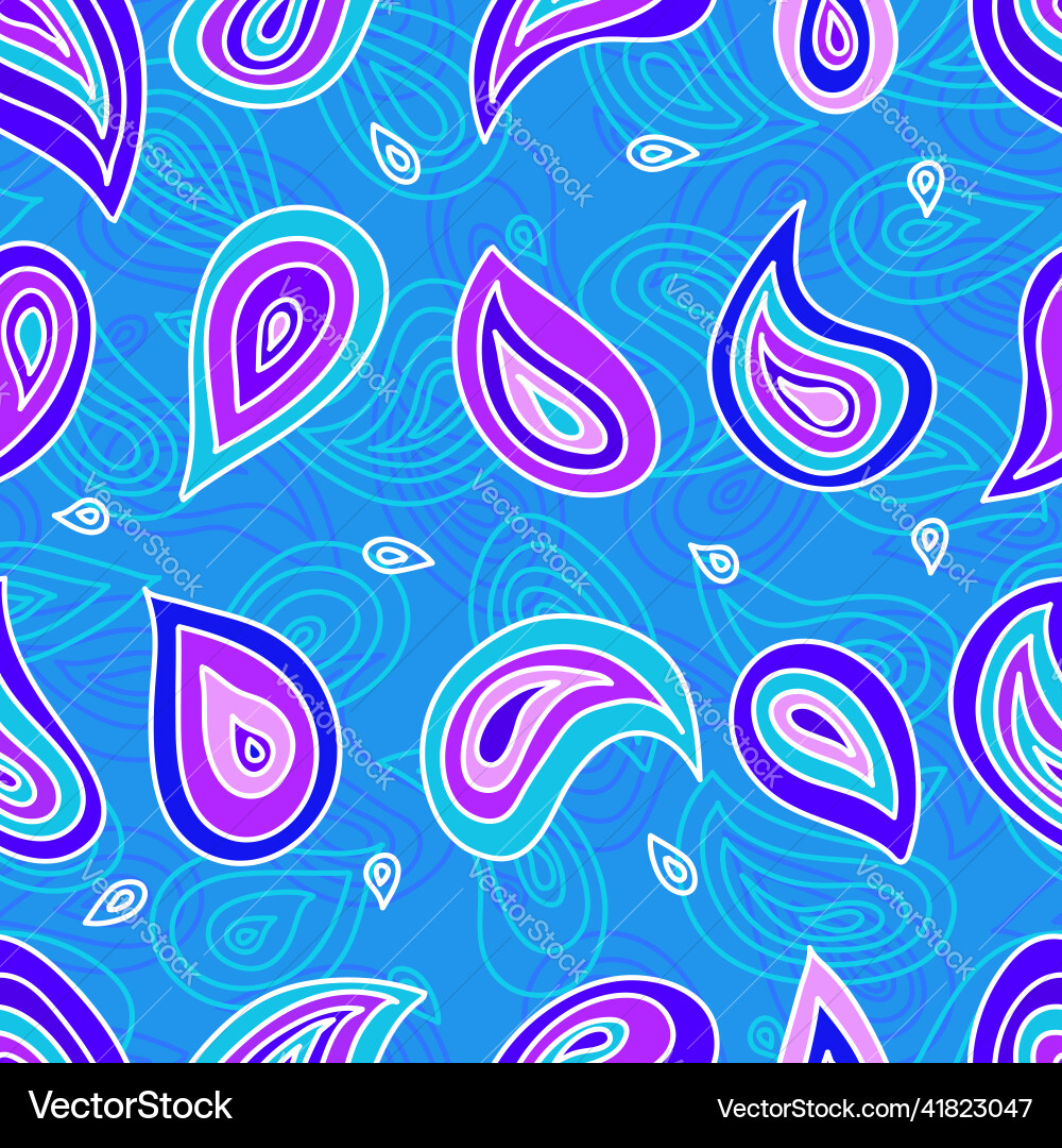 Seamless pattern with drop shapes Seamless pattern with drop shapes vector image