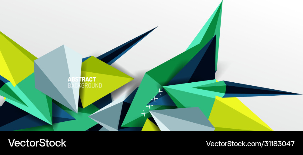 Trendy simple triangle abstract background Trendy simple triangle abstract background Vector Image