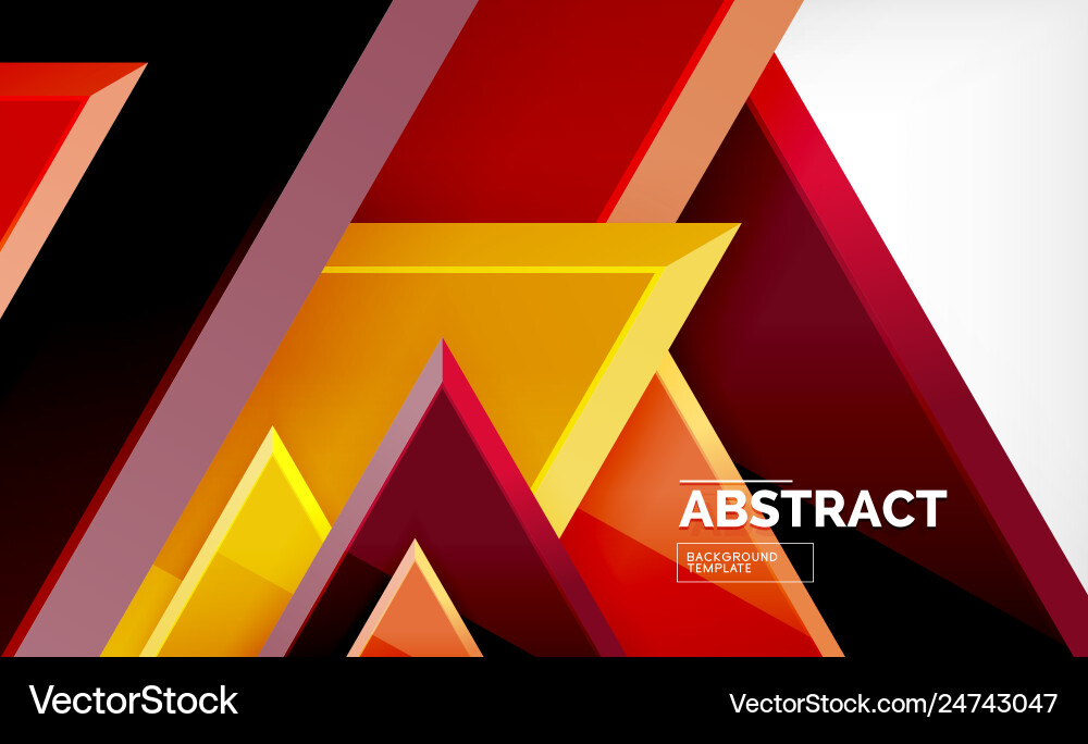 Triangular low poly background design Triangular low poly background design Vector Image