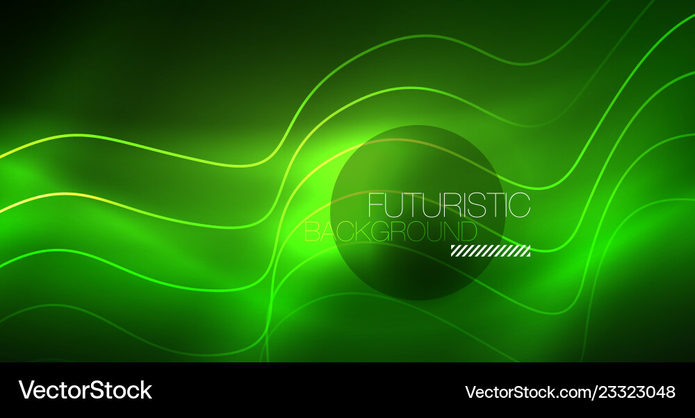 Abstract shiny glowinng color wave design element Abstract shiny glowinng color wave design element Vector Image