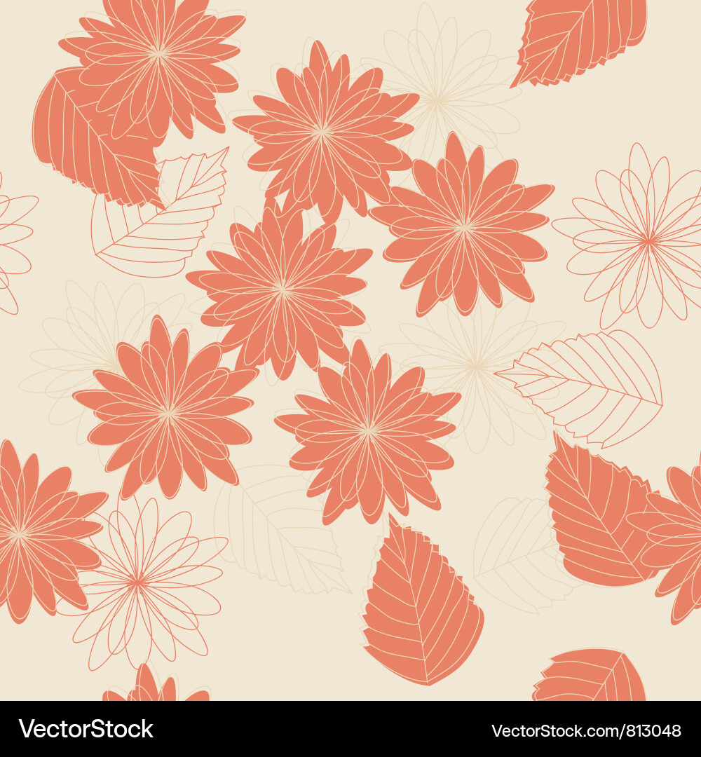 Autumn pattern Vector Image