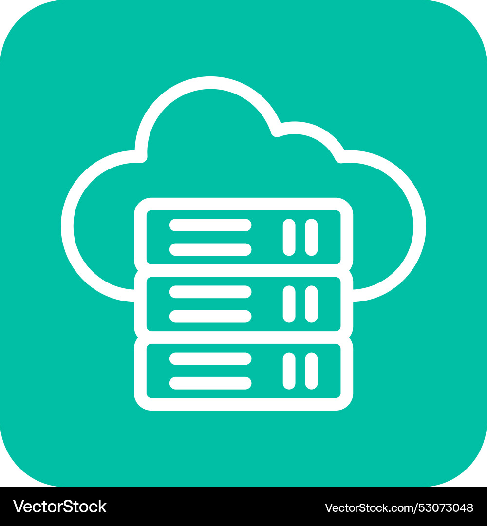 Database icon design vector image