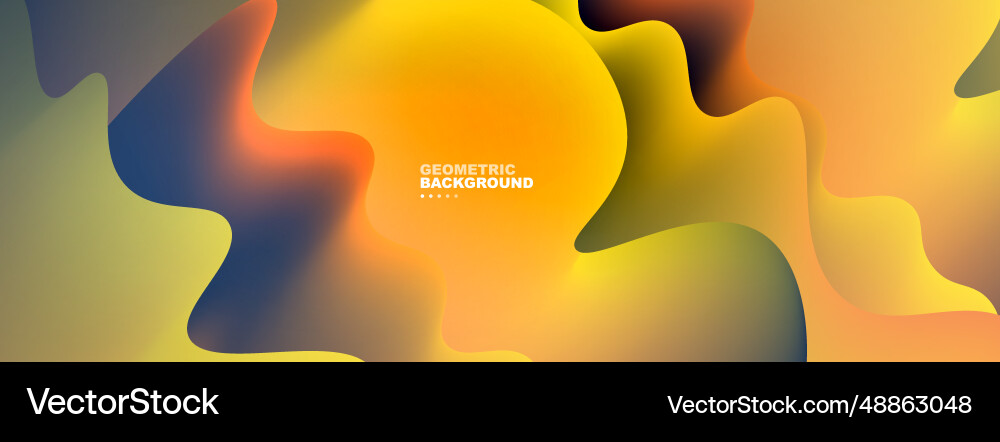 Dynamic liquid waves abstract background Dynamic liquid waves abstract background Vector Image
