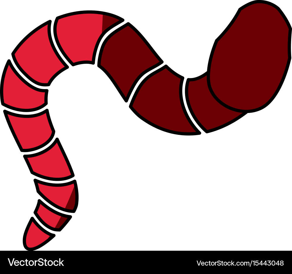 Isolated hacker virus worm vector image