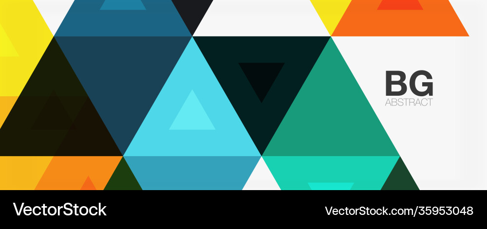 Mosaic triangle pattern abstract background Mosaic triangle pattern abstract background vector image