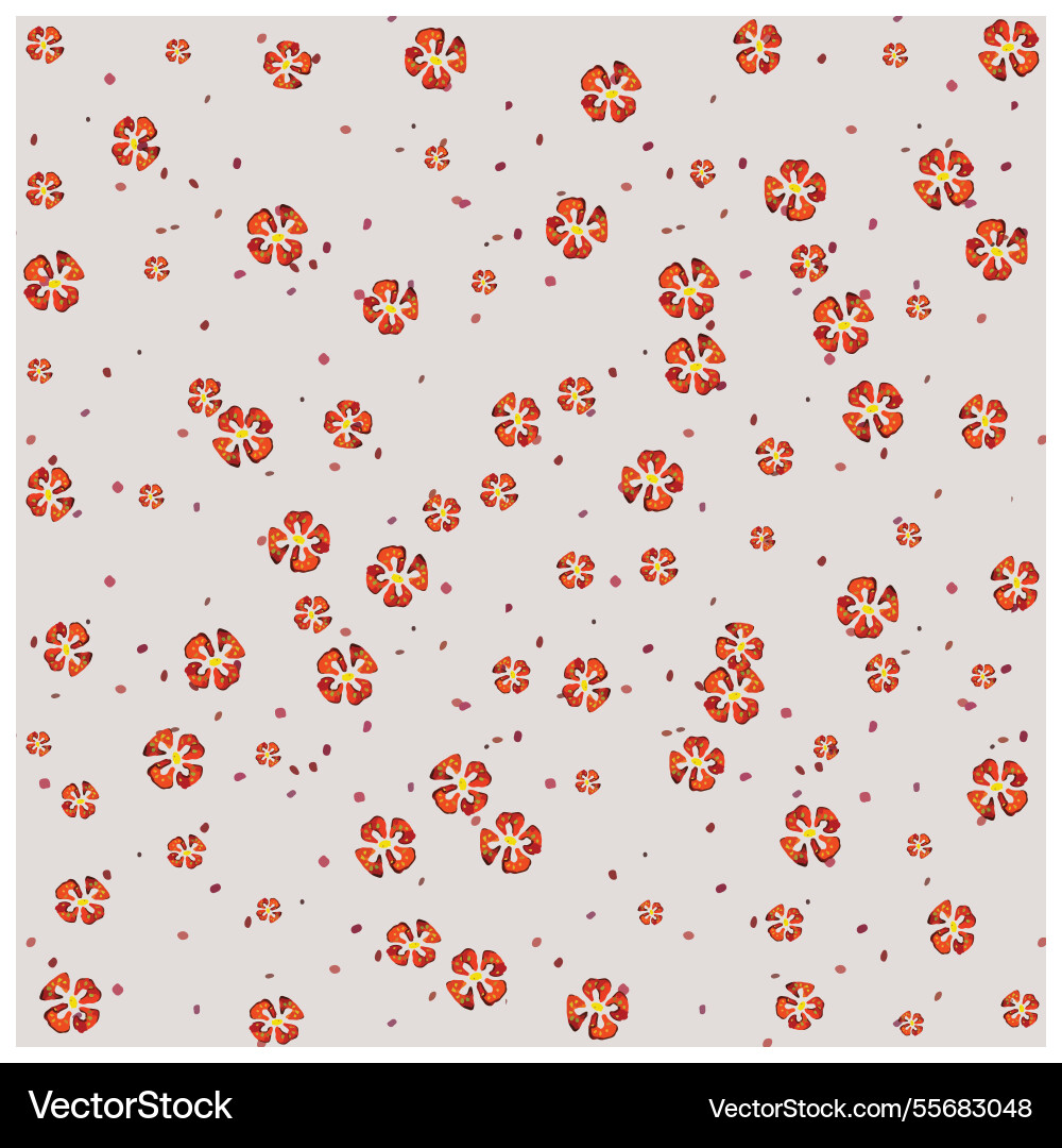 Repeat geometric print pattern vector image