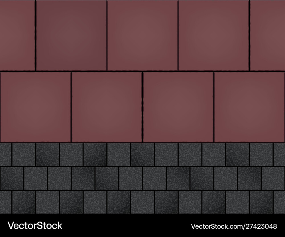Seamless pattern cobblestone pavement Seamless pattern cobblestone pavement vector image