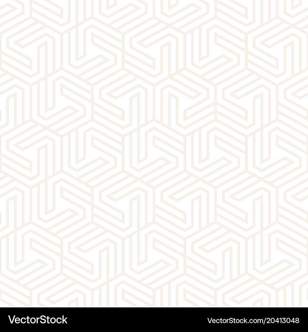 Subtle Hexagonal Geometric Pattern vector image