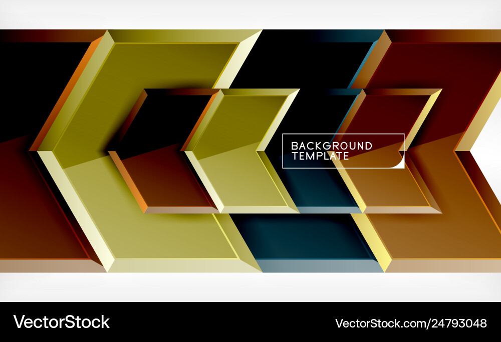 Techno arrow background template design Techno arrow background template design vector image