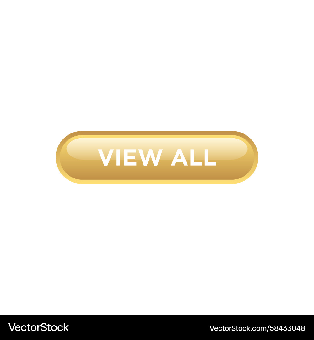 Website Button Template - View All Vector Image